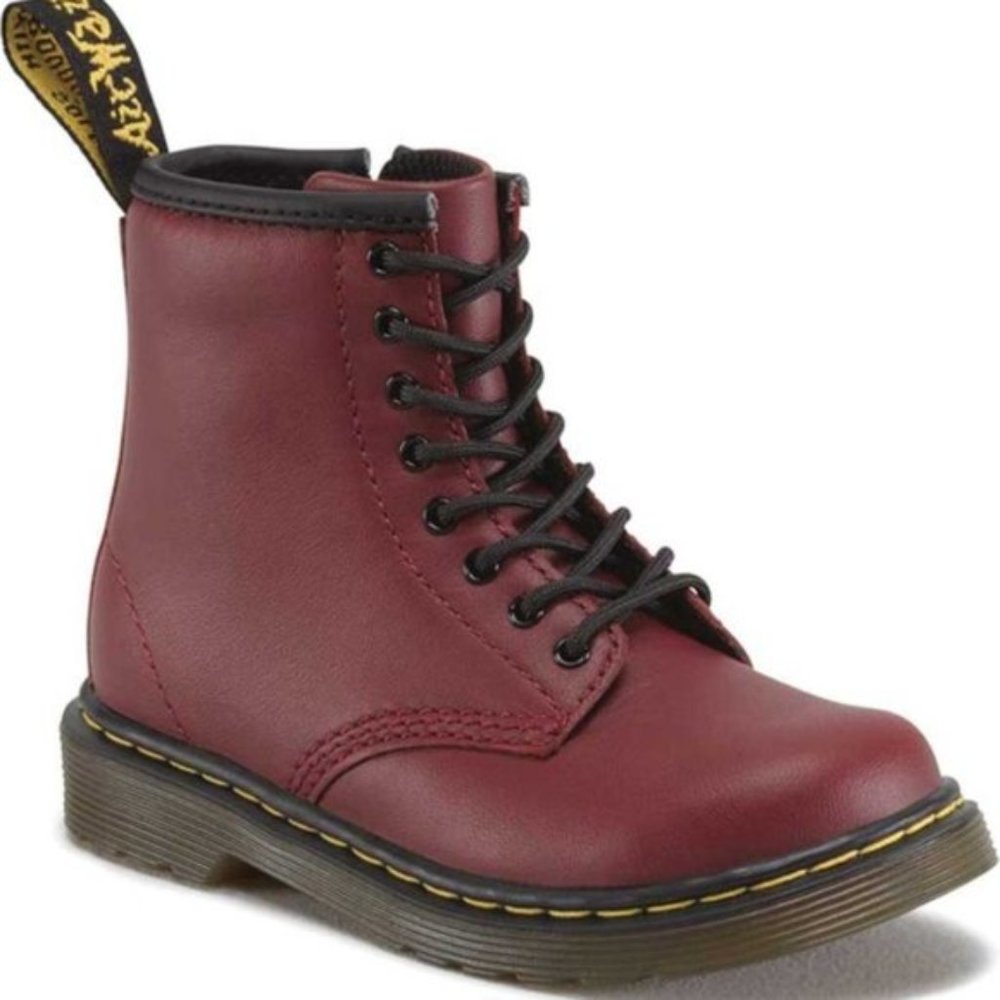 Dr. Martens Kids Boots in Burgundy